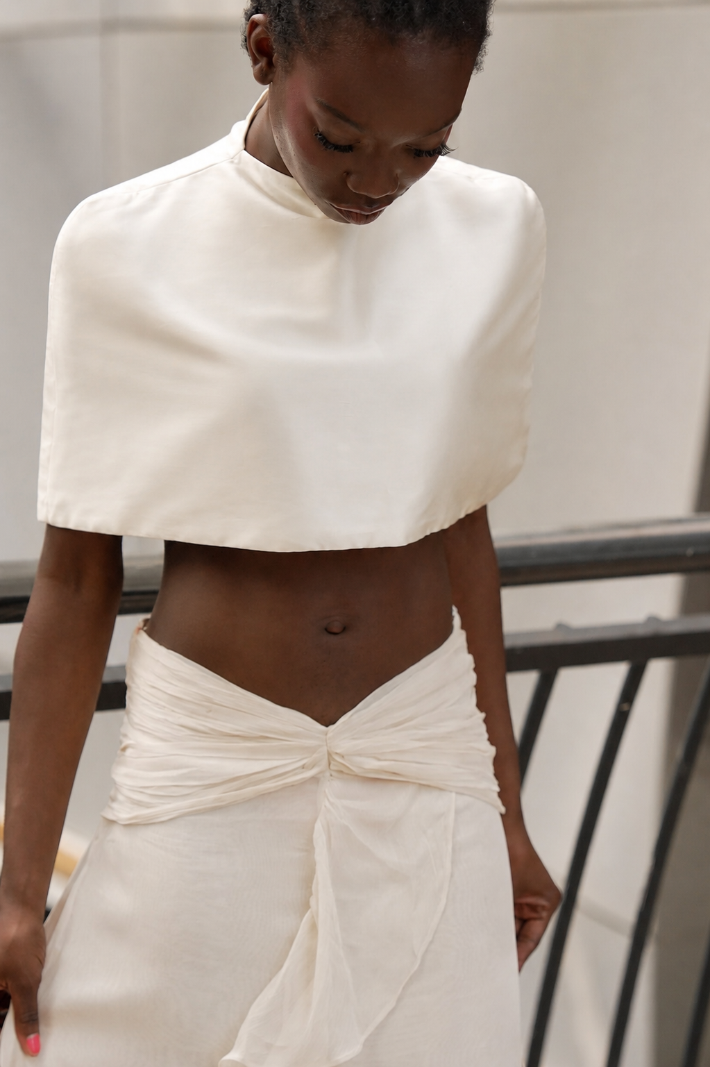 Ivory Cape & Cami top