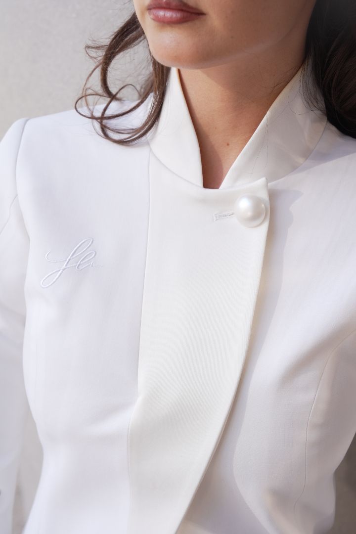 white blazer